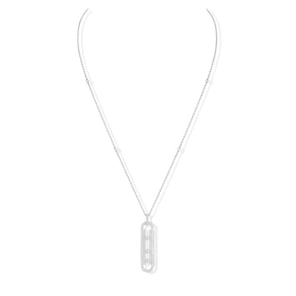 Messika 18k White Gold 0.70cttw Diamond Move 10th Anniversary Necklace Messika 18k White Gold 0.70cttw Diamond Move 10th Anniversary Necklace
