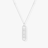 Messika 18k White Gold 0.70cttw Diamond Move 10th Anniversary Necklace