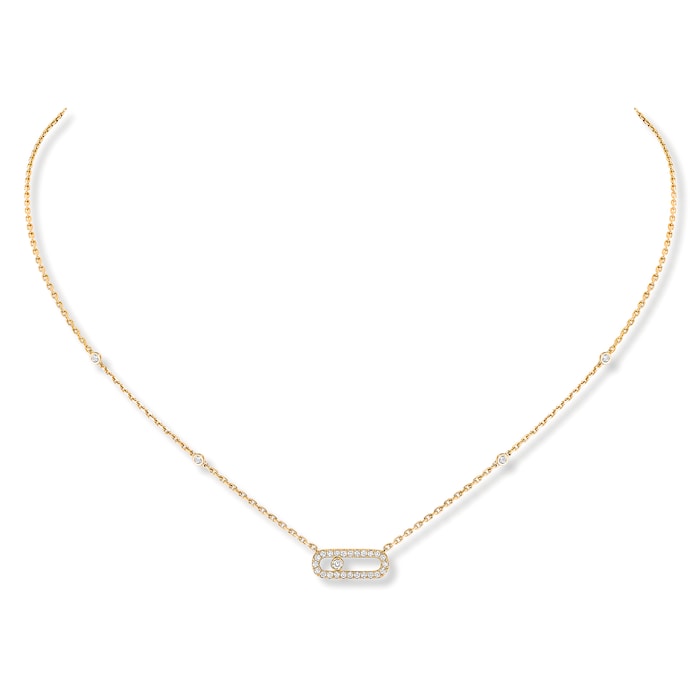 Messika Messika 18ct Yellow Gold 0.22cttw Diamond Move Classique Necklace