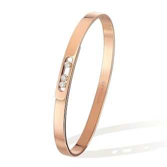 Messika 18k Rose Gold 0.13cttw Diamond Move Noa Bangle Size Medium Messika 18k Rose Gold 0.13cttw Diamond Move Noa Bangle Size Medium