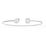Messika Messika 18ct White Gold 0.35cttw Diamond My Twin Wire Memory Bracelet - Size Large