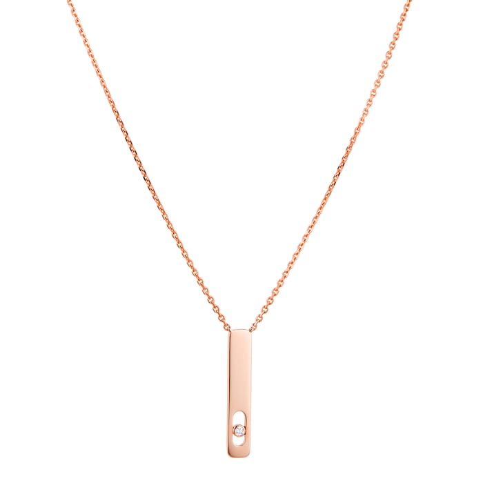 Messika 18ct Rose Gold My First Diamond Necklace