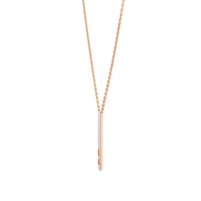 Messika 18ct Rose Gold My First Diamond 0.02cttw Necklace