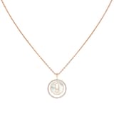 Messika 18ct Rose Gold Lucky Move Mother of Pearl Pendant