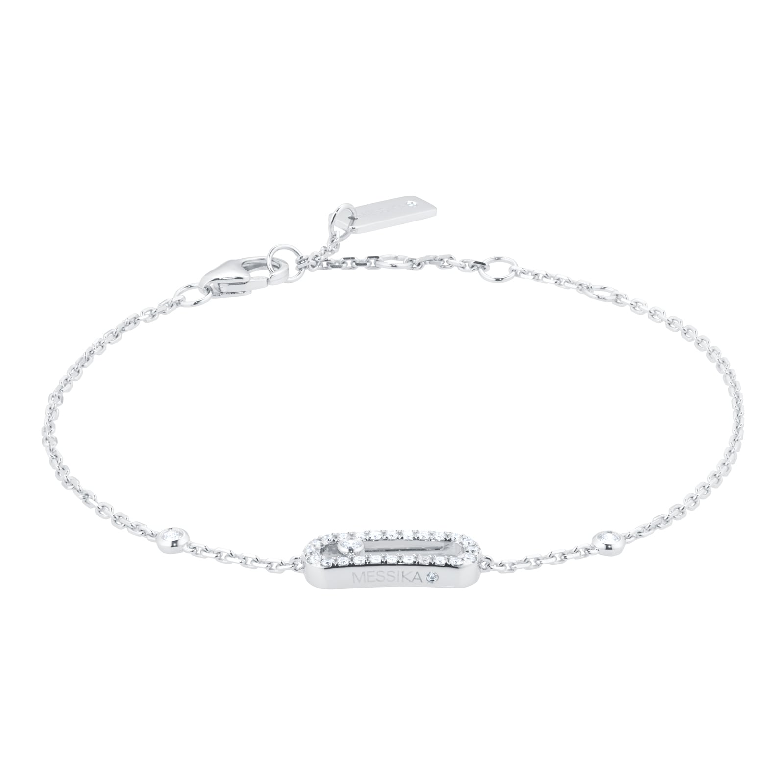 Move Classique 0.19cttw Diamond Pave Bracelet