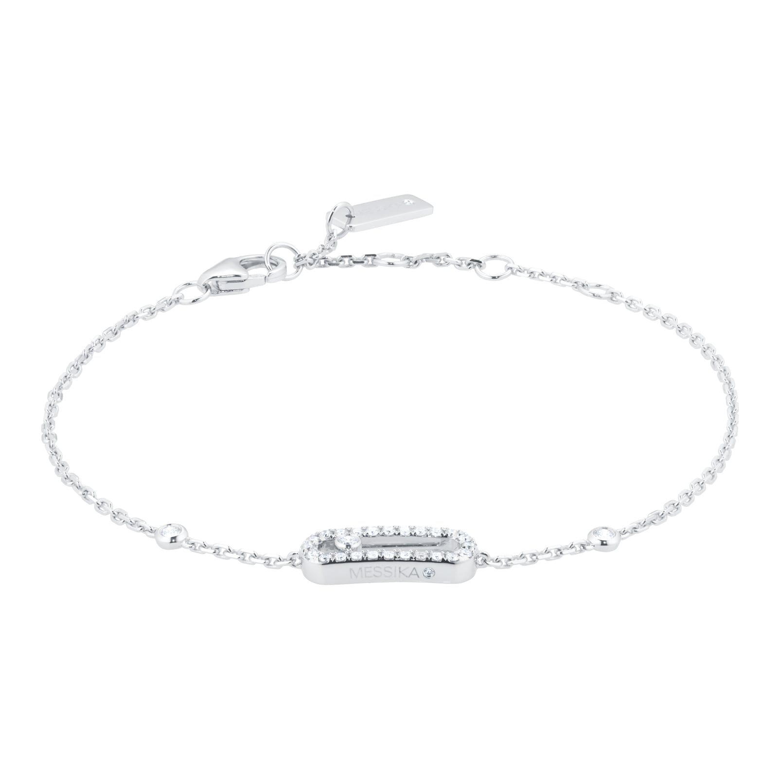 Messika Move Classique 0.19cttw Diamond Pave Bracelet