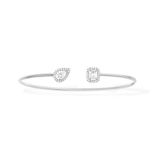 Messika 18ct White Gold My Twin Toi & Moi 0.35cttw Diamond Bracelet