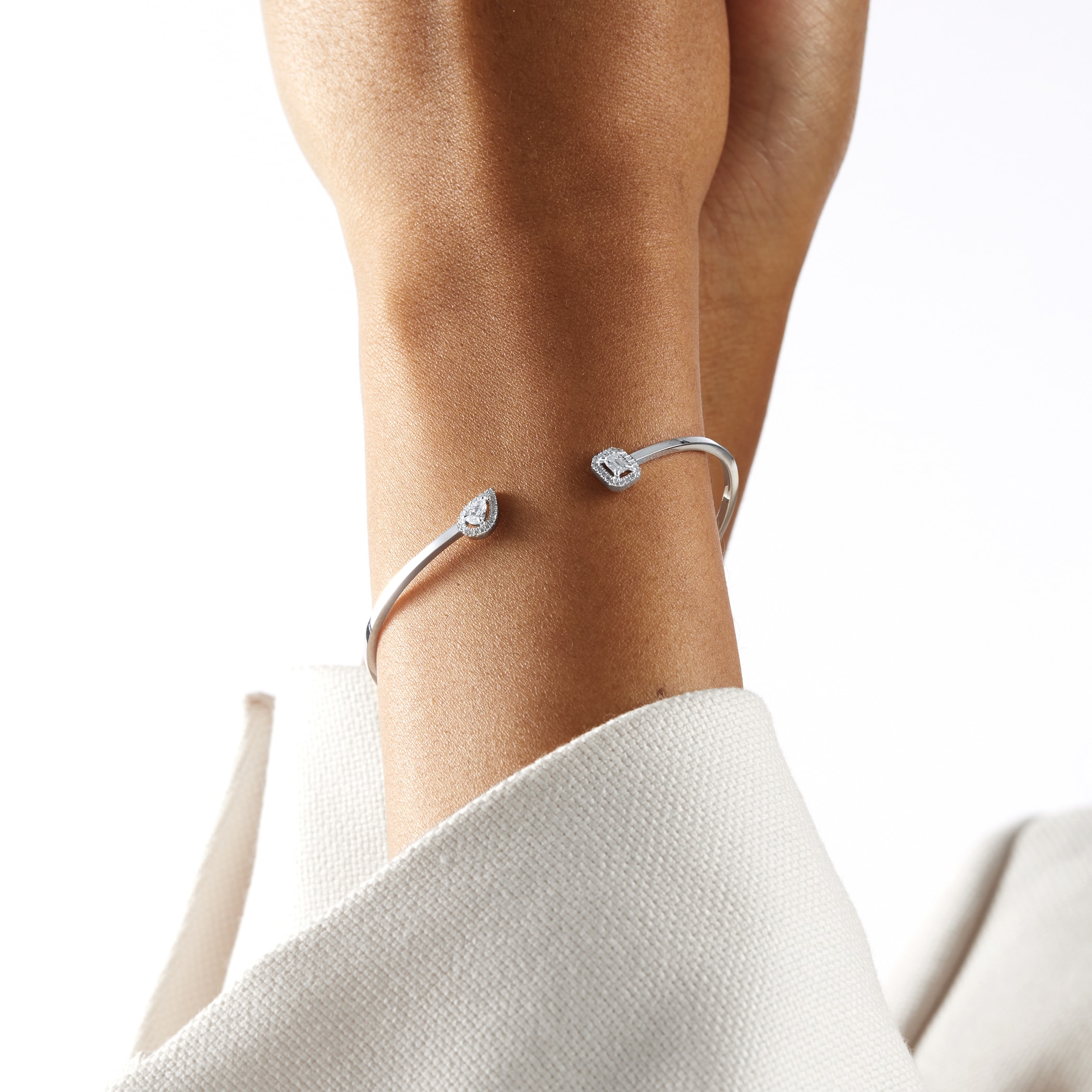 Messika 18ct White Gold My Twin Toi & Moi 0.35cttw Diamond Bracelet Messika 18ct White Gold My Twin Toi & Moi 0.35cttw Diamond Bracelet