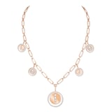 Messika 18k Rose Gold 1.30cttw Diamond Lucky Move Charm Necklace