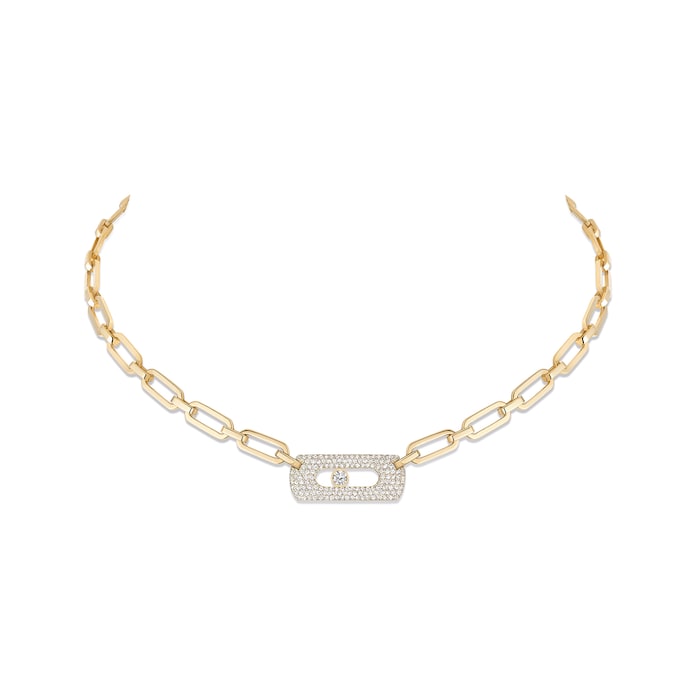 Messika 18k Yellow Gold 0.79cttw Diamond My Move Necklace