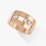 Messika 18ct Rose Gold 0.25ct Diamond Move Joaillerie Ring - Ring Size L