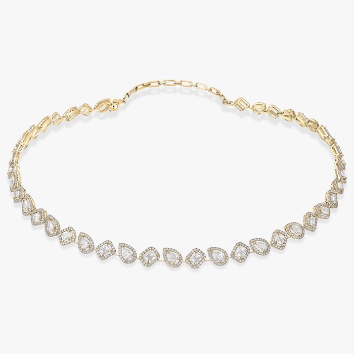 Messika 18ct White Gold 7.00ct Diamond My Twin Necklace