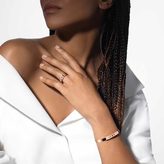 Messika 18k Rose Gold 0.16cttw Diamond Move Noa Bangle Size Medium Messika 18k Rose Gold 0.16cttw Diamond Move Noa Bangle Size Medium