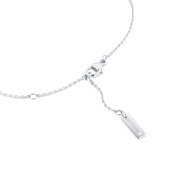 Messika 18ct White Gold Move Uno 0.10cttw Diamond Necklace