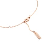 Messika 18ct Rose Gold Move Uno 0.10cttw Diamond Necklace