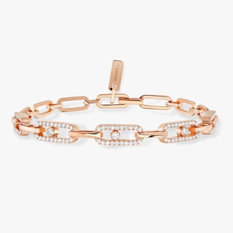 Messika 18k Rose Gold 0.82cttw Diamond Move Uno Multi Bracelet 15-18cm Messika 18k Rose Gold 0.82cttw Diamond Move Uno Multi Bracelet 15-18cm