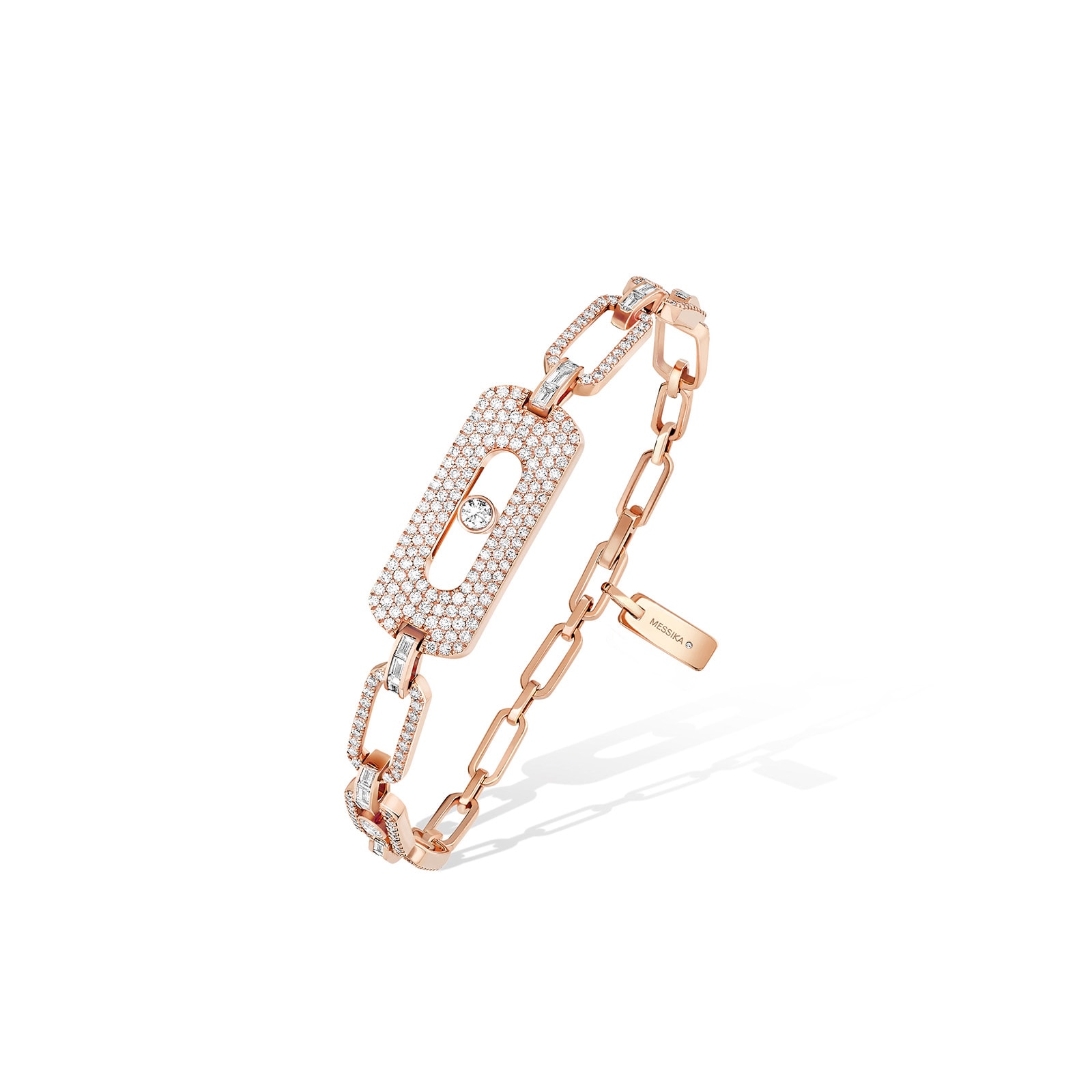 Messika 18k Rose Gold 1.94cttw Diamond My Move Chain Bracelet 14-18cm Messika 18k Rose Gold 1.94cttw Diamond My Move Chain Bracelet 14-18cm