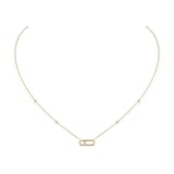 Messika 18ct Yellow Gold Move Uno 0.10ct Diamond Necklace