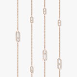 Messika 18k Rose Gold 5.80cttw Diamond Move Uno Long Necklace