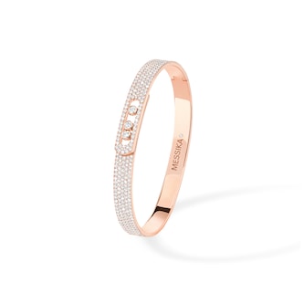Messika 18k Rose Gold 2.29cttw Pave Diamond Move Noa 6mm Bangle Messika 18k Rose Gold 2.29cttw Pave Diamond Move Noa 6mm Bangle