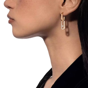 Messika 18ct Yellow Gold Move Link 0.85ct Diamond Drop Earrings