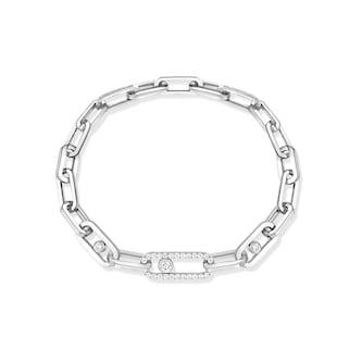 Messika 18k White Gold 1.10cttw Diamond Move Link Bracelet 18cm Messika 18k White Gold 1.10cttw Diamond Move Link Bracelet 18cm