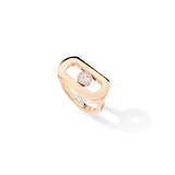 Messika 18k Rose Gold 0.11cttw Diamond So Move Ring Size 6.75