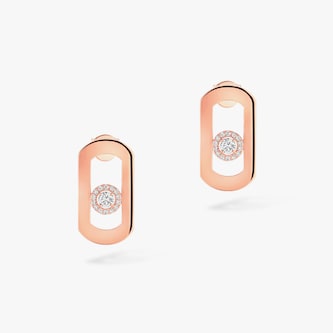 Messika 18k Rose Gold 0.23cttw Diamond So Move Earrings Messika 18k Rose Gold 0.23cttw Diamond So Move Earrings