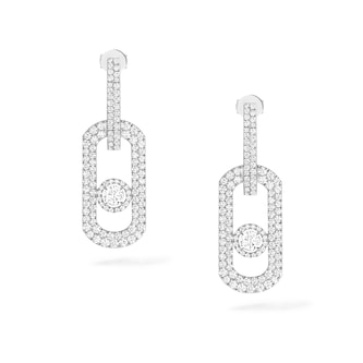 Messika 18k White Gold 2.13cttw Pave Diamond Move Citizen XL Drop Earrings Messika 18k White Gold 2.13cttw Pave Diamond Move Citizen XL Drop Earrings