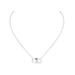 37711230 - 18ct White Gold So Move 0.12ct Diamond Necklace