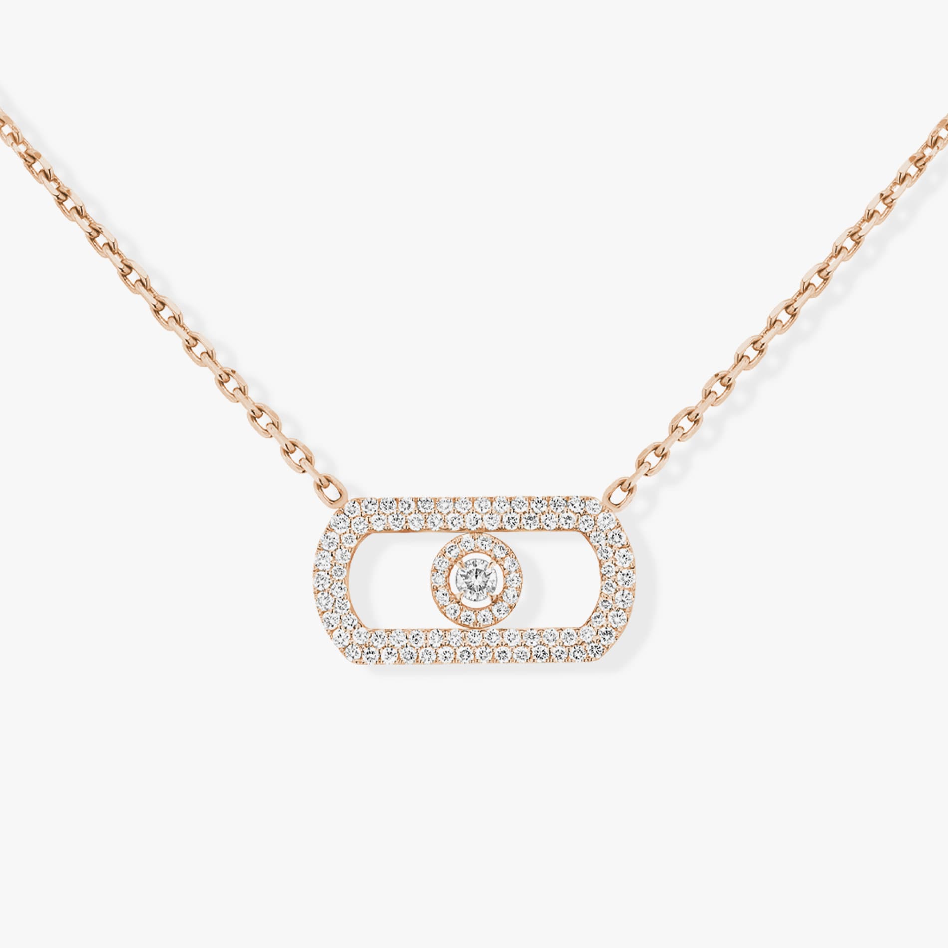 Messika Movable drill ankle chain sale Rose gold