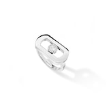 Messika 18ct White Gold So Move 0.11ct Diamond Ring - Ring Size P