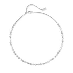37711327 - 18ct White Gold D-Vibes 1.00ct Diamond Necklace