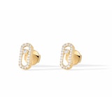 Messika 18k Yellow Gold 0.18cttw Diamond Move Uno Stud Earrings