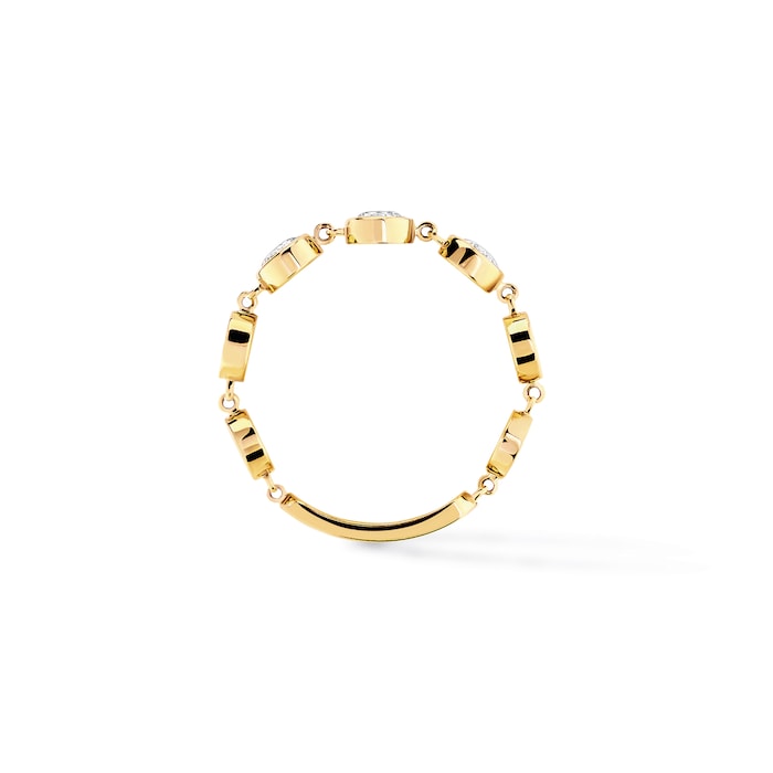 Messika 18ct Yellow Gold D-Vibes 0.22ct Diamond Ring