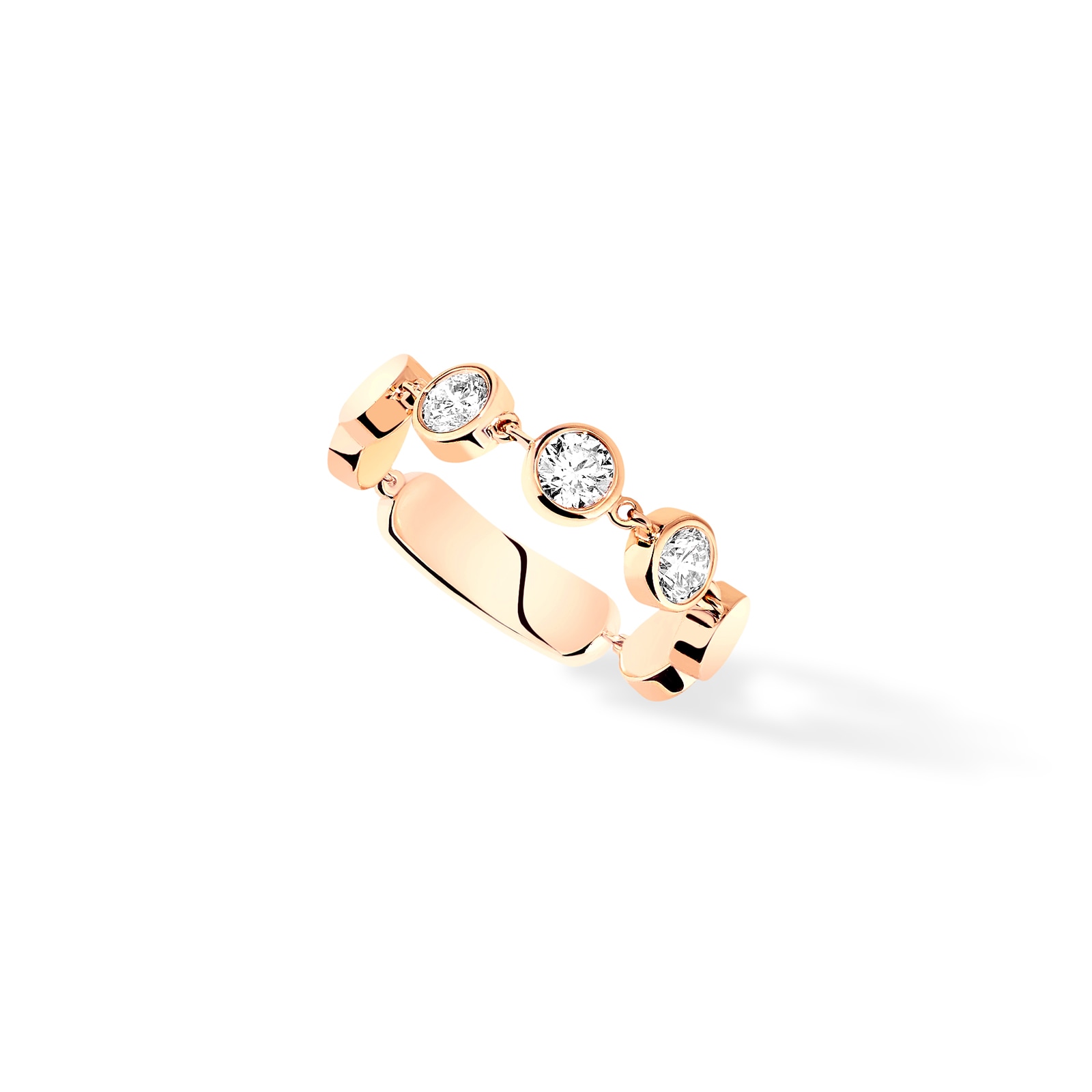 Messika 18ct Rose Gold D-Vibes 0.43ct Diamond Ring