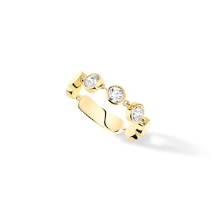 Messika 18ct Yellow Gold D-Vibes 0.43ct Diamond Ring