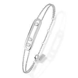 37711359 - 18ct White Gold Move Classique 0.25ct Diamond Bracelet