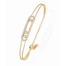 37711362 - 18ct Yellow Gold Move Classique 0.65ct Diamond Bracelet