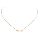 Messika 18ct Yellow Gold Baby Move 0.15ct Diamond Necklace