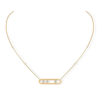 Messika 18ct Yellow Gold Move 0.25ct Diamond Necklace