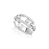 Messika 18ct White Gold Move Link 0.45ct Diamond Ring