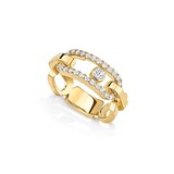 Messika 18ct Yellow Gold Move Link 0.45ct Diamond Ring
