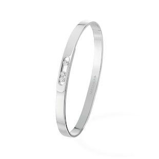 Messika 18ct White Gold Move Noa 0.11ct Diamond Bangle