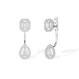 37711394 - 18ct White Gold My Twin Toi & Moi 0.15ct Diamond Earrings