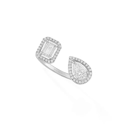 37711396 - 18ct White Gold My Twin Toi & Moi 0.25ct Diamond Ring