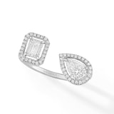 Messika 18ct White Gold My Twin Toi & Moi 0.40ct Diamond Ring
