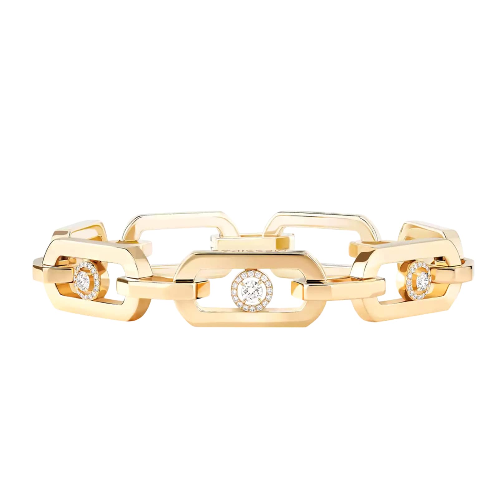 Messika 18K Yellow Gold So Move Xl Diamond Bracelet