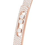 Messika 18K Rose Gold Move Noa 1.50cttw Diamond Bangle - Medium