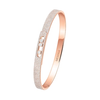 Messika 18K Rose Gold Move Noa 1.50cttw Diamond Bangle - Large Messika 18K Rose Gold Move Noa 1.50cttw Diamond Bangle - Large